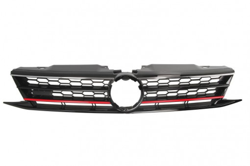 Grila radiator crom/negru/rosu potrivit VW JETTA IV 1.2-2.0D 2014-2018