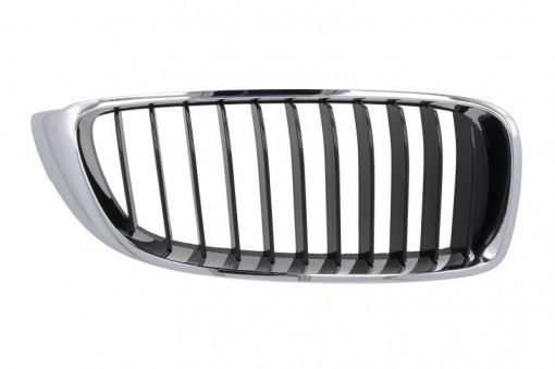 Grila radiator Dreapta (crom/negru) potrivit BMW 4 (F32, F82), 4 (F33, F83), 4 GRAN COUPE (F36) 1.5-3.0D 07.13-05.21