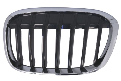 Grila radiator stanga BASIS, negru/crom potrivit BMW X1 F48 09.15-07.19