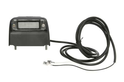 Lampa numar inmatriculare (LED, 12/24V, culoare: gri, culoare sticla: transparent, 63x93mm, lungime cablu: 2000mm)