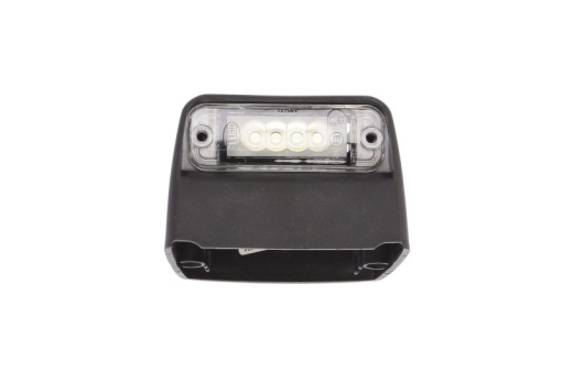 Lampa numar inmatriculare (LED, 24V, culoare: negru, culoare sticla: transparent, 63x93mm, lungime cablu: 500mm)