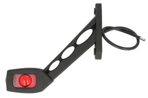 Lumina delimitare dreapta, portocaliu/rosu/alb, LED, inaltime 167mm; latime 35,5mm; adancime 178mm lungime cablu 350mm, pe brațul lung, 12/24V