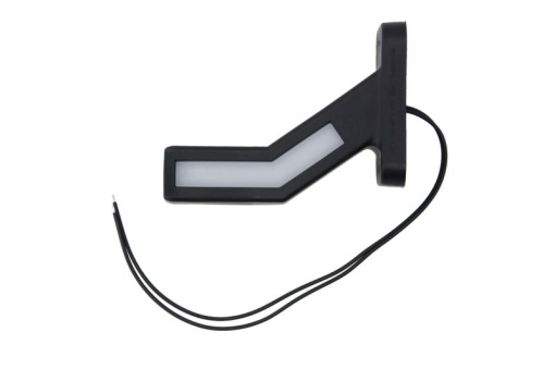 Lumina delimitare stanga, rosu/alb, LED lungime cablu 240mm, pe brațul mediu-lung, 12/24V (tip: neon)