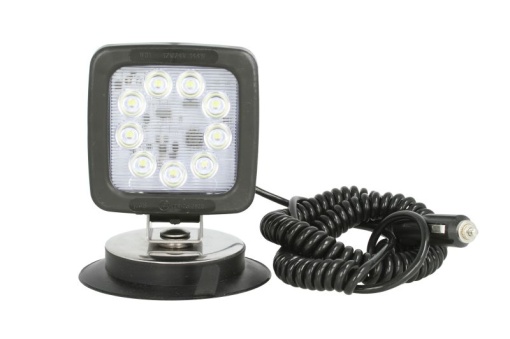Lumina lucru (LED, 12/24V, 1300lm, numar elemente LED: 9, lungime: 101mm, inaltime: 105mm, adancime: 77,5mm, cu mufa mai usoara; montabil cu magnet; Sirma de 3m)