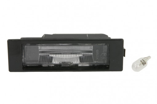 Lumina numar inmatriculare (1 piesa; cu bec) potrivit BMW 1 E87, 6 E63, E64, Z4 E85, E86; MINI MINI CLUBMAN R55, MINI CLUBMAN R55 LCI, ONE / COOPER R56, R57, R58, R59, ONE / COOPER R56, R57, R58 02.03-06.14