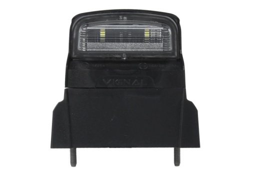 Lumina numar inmatriculare (LED, 12/24V, culoare: negru, culoare sticla: alb, conector: SUPERSEAL)