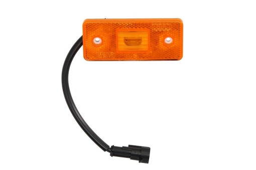 Lumini clarificare stanga/dreapta, portocaliu, LED, inaltime 46mm; latime 106mm, fara relief, 12/24V (cu un dop, conector: SUPERSEAL 2PIN)