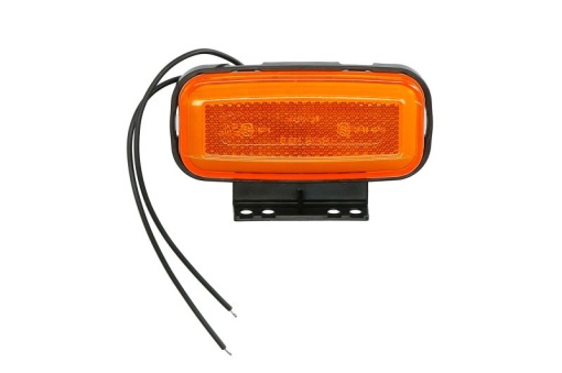 Lumini clarificare stanga/dreapta, portocaliu, LED, inaltime 56mm; latime 117mm; adancime 20mm, în relief, lungime cablu 220mm, cu cuier, 12/24V (tip: neon)