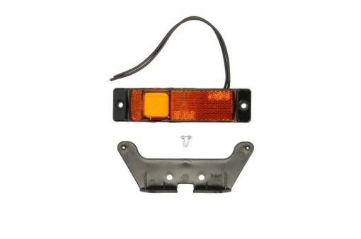Lumini clarificare stanga/dreapta; SLIM, portocaliu, LED, inaltime 32mm; latime 130mm; adancime 12,5mm, în relief, lungime cablu 210mm, cu cuier, 12/24V (SLIM)
