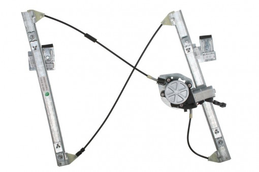 Macara geam Fata Stanga (electric, cu motor, numar de usi: 4) potrivit SEAT CORDOBA, IBIZA II, INCA; VW CADDY II, CADDY II/MINIVAN, POLO, POLO III CLASSIC, POLO IV, POLO V 02.93-