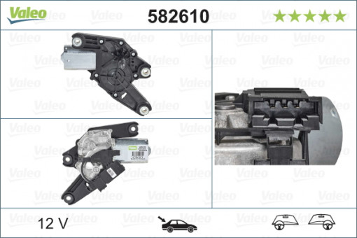 Motoras stergator Spate potrivit MERCEDES C T-MODEL (S204), GLK (X204) 08.07-12.15