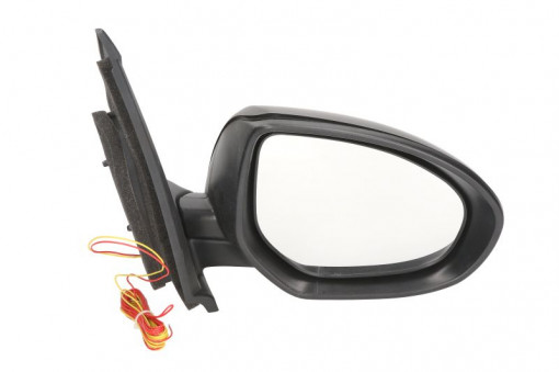 Oglinda dreapta electrica incalzita, crom, grunduita MAZDA 2 intre 2007-2015
