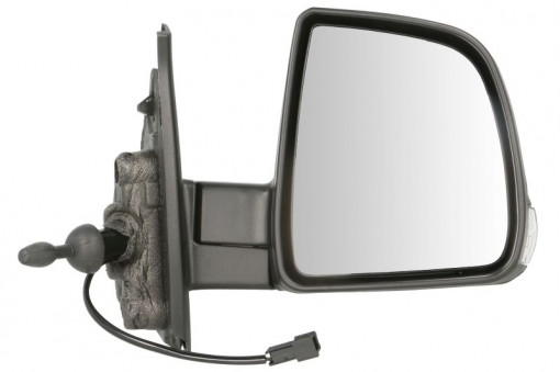 Oglinda dreapta mecanica , grunduita FIAT DOBLO intre 2010-2014 - Img 1
