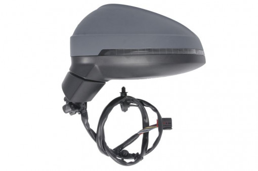 Oglinda exterioara stanga (electric, cu memorie, asferic, cu incalzire, asistent pentru schimbarea benzii, cu indicator) potrivit AUDI A4 B9 05.15-
