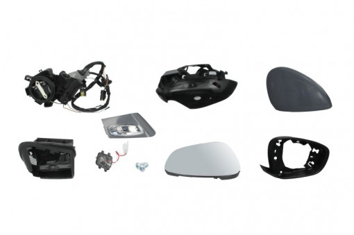 Oglinda laterala Dreapta electric, convexa, incalzita, cu senzor de temperatura potrivit DS DS 4; CITROEN DS4