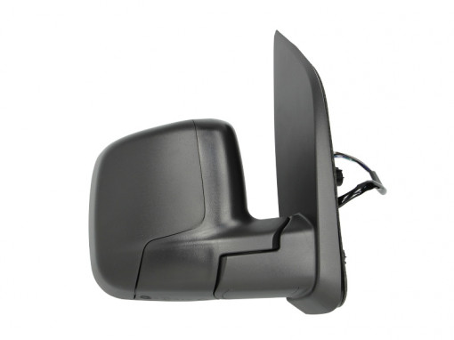 Oglinda laterala Dreapta (electric, convexa, incalzita, cu senzor de temperatura) potrivit CITROEN NEMO, NEMO/MINIVAN; FIAT FIORINO, FIORINO/MINIVAN, QUBO; PEUGEOT BIPPER, BIPPER TEPEE