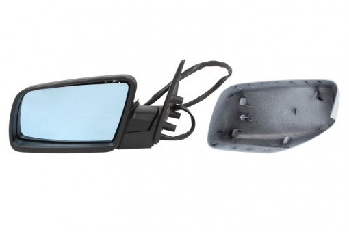 Oglinda laterala Stanga (electric Da, asferice, incalzita, albastru) potrivit BMW 6 (E63), 6 (E64) -07.10