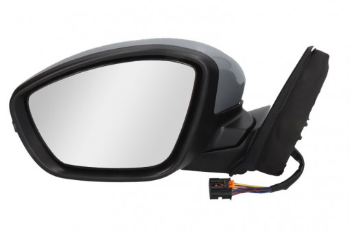 Oglinda laterala stanga electrica, convexa, cu incalzire potrivit OPEL CORSA F; PEUGEOT 208 06.15-