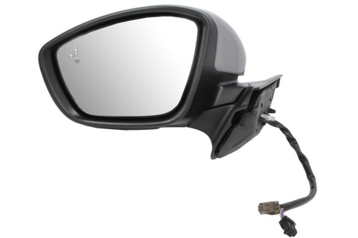 Oglinda stanga (electric, convex, cu incalzire, asistent schimbare benzi, cu semnalizator) potrivit CITROEN C3 III 12.16-09.20