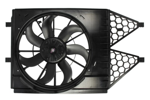 Paleta ventilator racire motor (cu carcasa) potrivit AUDI A1; SEAT IBIZA IV, IBIZA IV SC, IBIZA IV ST, IBIZA IV/HATCHBACK, TOLEDO IV; SKODA FABIA II, FABIA III, RAPID, ROOMSTER, ROOMSTER PRAKTIK 1.0-2.0 09.06-12.22