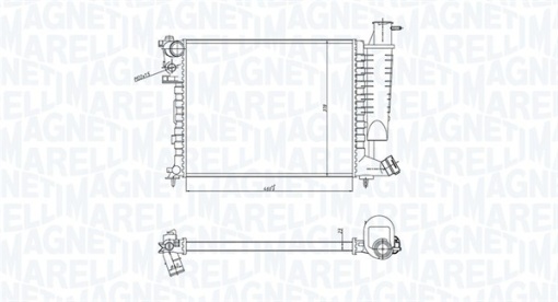 Radiator motor (Manual) potrivit CITROEN XSARA, XSARA/HATCHBACK, ZX; PEUGEOT 306, 306/HATCHBACK, 406 1.1-1.8