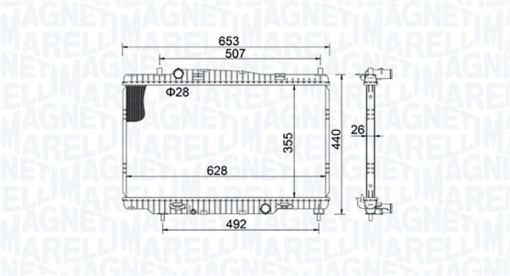 Radiator motor (Manual) potrivit FORD FIESTA VI 1.6