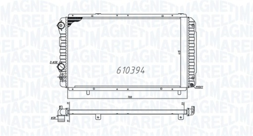 Radiator motor potrivit CITROEN JUMPER I; FIAT DUCATO; PEUGEOT BOXER 1.9D/2.0