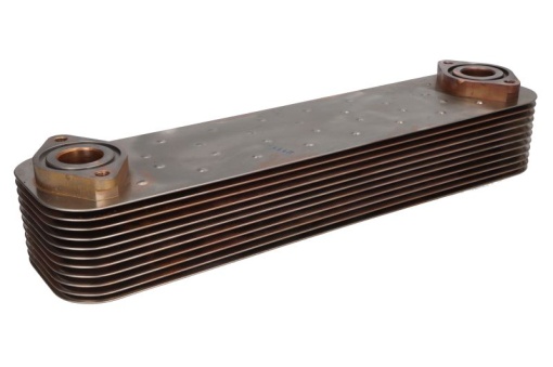 Radiator ulei (100x70/410mm, numar nervuri: 11) potrivit IVECO EUROSTAR, EUROTRAKKER, STRALIS I, STRALIS II, TRAKKER I, TRAKKER II F3BE0681A-F3HFE611D 01.93-