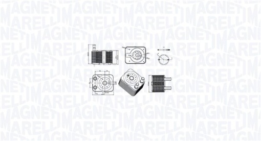 Radiator ulei potrivit AUDI A2, A3, A4 ALLROAD B8, A4 B5, A4 B6, A4 B7, A4 B8, A5, A6 C5, A6 C6, A8 D2, Q5, Q7, TT; SEAT ALHAMBRA, ALTEA, ALTEA XL, CORDOBA, EXEO, EXEO ST 1.4D-3.6 09.95-07.18