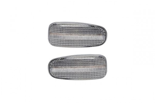 Semnalizator lampa lateral stanga/dreapta transparent, LED, dinamic potrivit MERCEDES 124 A124, 124 C124, 124 T-MODEL S124, 124 W124, 190 W201, C T-MODEL S202, C W202 1.8-6.0 1982-2001 - Img 1