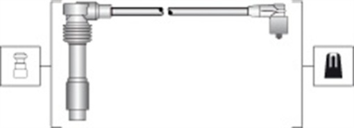 Set cablaj aprindere potrivit CHEVROLET CAPTIVA, EVANDA, LACETTI, REZZO; DAEWOO LEGANZA, NUBIRA 1.8-2.4 05.97-