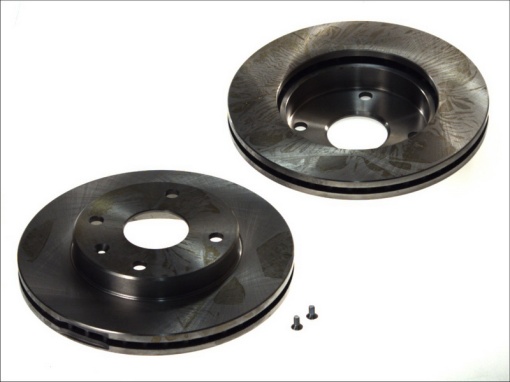 Set discuri frana (2 buc.) Fata Dreapta/Stanga potrivit CHEVROLET EPICA, EVANDA, LACETTI, NUBIRA; DAEWOO EVANDA, LACETTI, NUBIRA 1.4-2.0D 08.02-