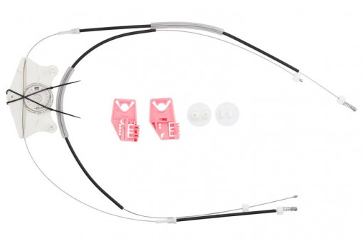Set reparatie macara geam Fata Dreapta (set) potrivit SKODA SUPERB II 03.08-05.15 - Img 1