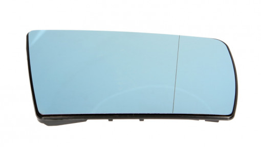 Sticla oglinda exterioara dreapta asferica, incalzita, albastru MERCEDES Clasa C W202, E W210, S W140 intre 1991-2003