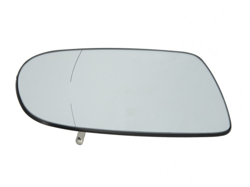 Sticla oglinda exterioara Stanga (plat, crom) potrivit OPEL CORSA C, CORSA C/HATCHBACK, TIGRA 09.00-12.12