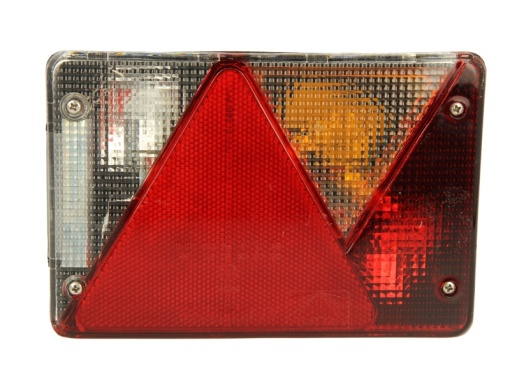 Stop spate dreapta MULTIPOINT IV (12V, cu intermitent, lumina de marșarier, cu stop, lumina de parcare, cu iluminare placuta, reflector triunghiular, conector: Bayonet 5PIN)
