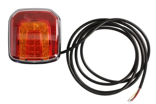 Stop spate stanga/dreapta (LED, 12/24V, cu intermitent, cu stop, lumina de parcare, reflector, lungime cablu: 0,2m)