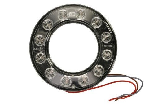 Stop spate stanga/dreapta (LED, 24V, rosu/transparent, cu lumina stop, lumini parcare)