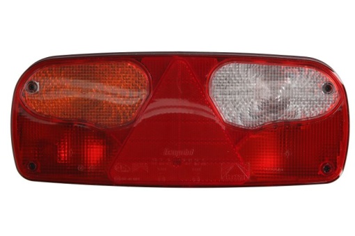Stop spate stanga ECOPOINT I (24V, cu intermitent, cu lumina de ceata, lumina de marșarier, cu lumina stop, lumini parcare, cu lumina placuta inmatriculare, reflector triunghiular, conector: ASS2 7PIN)
