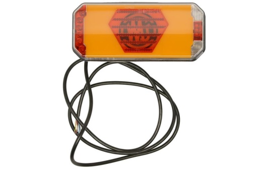 Stop spate stanga (LED, 12/24V, cu intermitent, cu far ceață, lumina de marșarier, cu stop, lumină de parcare, reflector, lungime cablu: 2m)