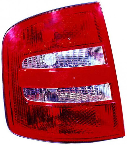 Stop tripla lampa spate stanga (Semnalizator alb, culoare sticla: rosu) SKODA FABIA LIMUZINA/COMBI 1999-2004