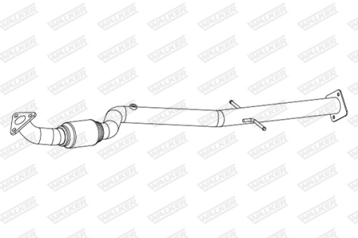 Teava esapament Fata (lungime:1300mm) potrivit OPEL ASTRA J, ASTRA J GTC, CASCADA, ZAFIRA C 1.4 12.09-