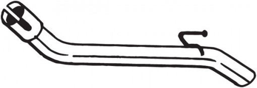 Teava esapament Spate potrivit FORD FOCUS III, FOCUS III/KOMBI 1.5D/1.6D 07.10-02.20
