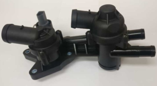 Termostat lichid racire (83°C, in carcasa) potrivit AUDI A1, A3; SEAT ALTEA, ALTEA XL, LEON, TOLEDO III; SKODA OCTAVIA II, RAPID, SUPERB II, YETI; VW EOS, GOLF PLUS, GOLF PLUS V 1.4 05.07-07.18