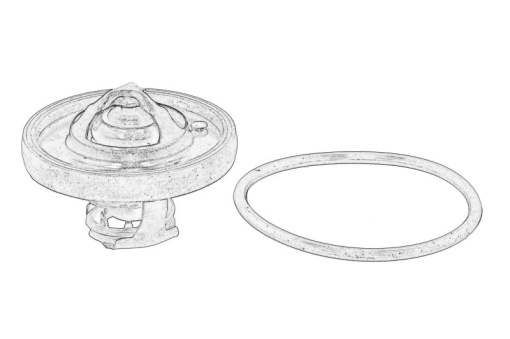 Termostat lichid racire potrivit DODGE DAKOTA, DURANGO, NITRO, RAM 1500; JEEP CHEROKEE, COMMANDER, GRAND CHEROKEE II, GRAND CHEROKEE III 3.7/4.7/4.7ALK 09.97-
