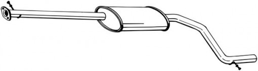 Toba esapament intermediara potrivit FORD MONDEO III 2.0D/2.2D 10.00-03.07