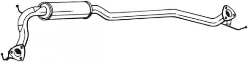 Toba esapament intermediara potrivit HONDA CIVIC VIII 2.2D 09.05-12.11