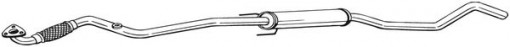 Toba esapament intermediara potrivit OPEL CORSA C, TIGRA 1.8 09.00-12.10