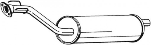 Toba esapament intermediara potrivit OPEL Frontera A SPORT 2.0 03.92-10.98 - Img 1