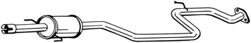 Toba esapament intermediara potrivit TOYOTA YARIS, YARIS/HATCHBACK 1.5H 03.12-